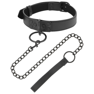 Darkness - collar con cadena negro
