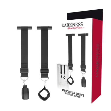 Darkness - bondage esposas para la puerta